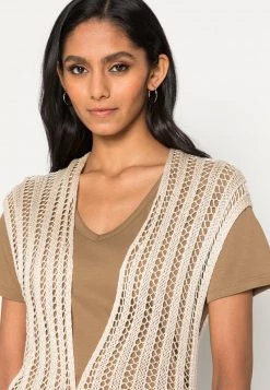 Cream MISKANA CARDIGAN Gilet Oatmeal -Cream Soldes Boutique 925867e7f5184d789652c8d678f0df2e