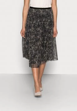 Cream HANSIE MESH SKIRT Jupe Plissée Grey Femme