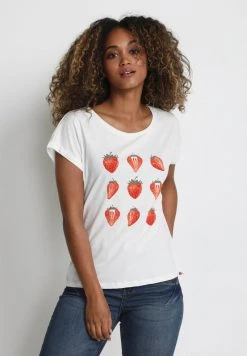 Cream Femme T Shirt Imprimé Snow White