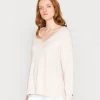 Cream Femme BLAIR Pullover Oat Melange