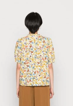 Cream CRCEYDA Blouse Yellow Multi -Cream Soldes Boutique 9545f9bed2974e709ce218bf19acb2a0