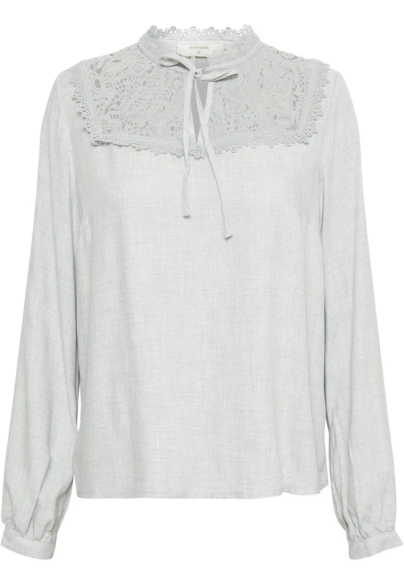 Cream Blouse Light Grey Melange 5 Cream Blouse Light Grey Melange – Image 5