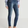 Cream Femme AMALIE SHAPE Jean Slim Rich Blue Denim