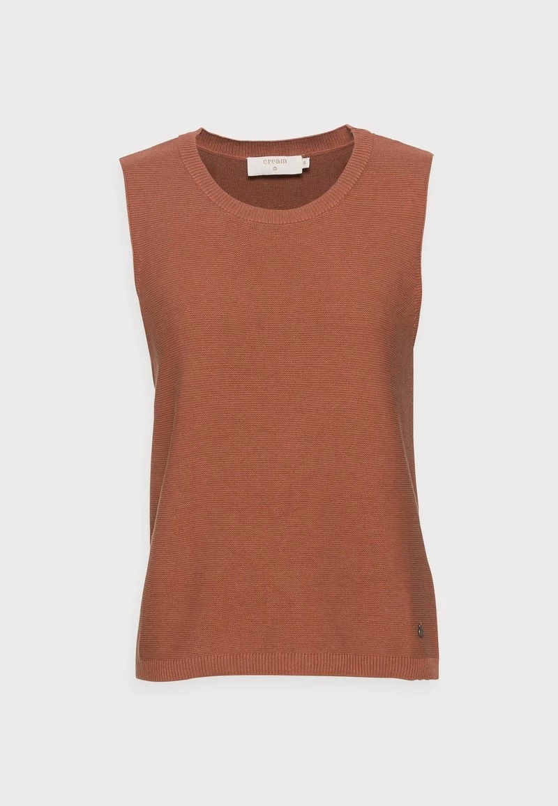 Cream Femme SILLAR SLIPOVER Pullover Russet 4 Cream Femme SILLAR SLIPOVER Pullover Russet – Image 4