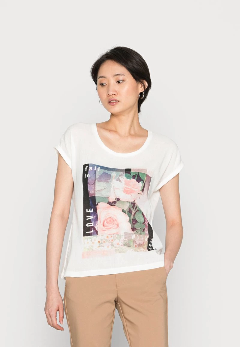 Cream CRBREE T Shirt Imprimé Snow White Pink Rose Femme 1 Cream CRBREE T Shirt Imprimé Snow White Pink Rose Femme