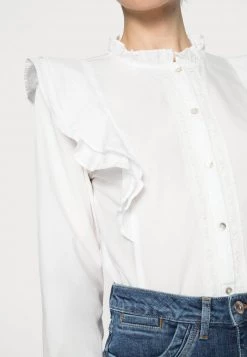 Cream SIGNE Blouse Snow White Femme -Cream Soldes Boutique 98b22d49f0e0448caff980e69339fe50