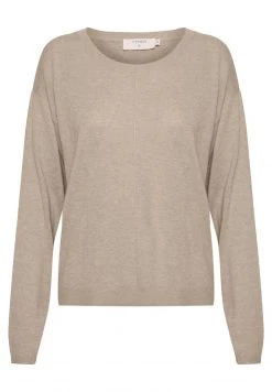 Cream Femme CRANVA Pullover Cobblestone Melange -Cream Soldes Boutique 99f8c41972144cd09c1616c283e69336