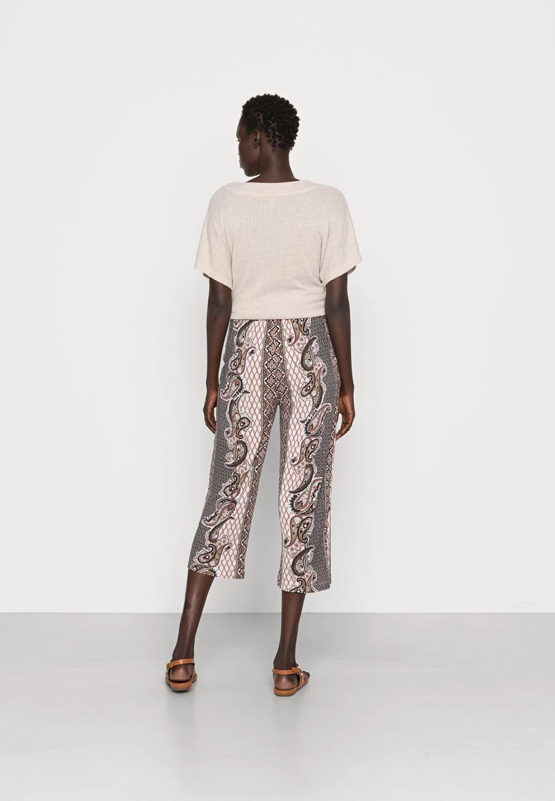 Cream Femme PRINTA CULOTTE PANT Pantalon Classique Brown 3 Cream Femme PRINTA CULOTTE PANT Pantalon Classique Brown – Image 3