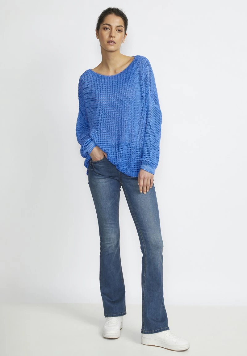 Cream Femme CRHANNIT Pullover Royal Blue 2 Cream Femme CRHANNIT Pullover Royal Blue – Image 2