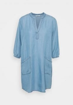 Cream AMIRA POCKET TUNIC Tunique Blue Denim Femme