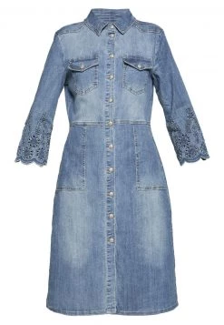 Cream ROSITA DRESS Robe En Jean Light Blue Denim Femme -Cream Soldes Boutique 9d14cac4946146b6bc211da89f24337f