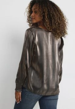 Cream CRFENG Blouse Dark Gold -Cream Soldes Boutique 9fbd97473e5042619717b90687aa5f2a