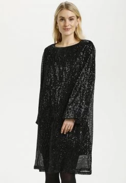 Cream Femme CRFROSTY Robe De Soirée Pitch Black