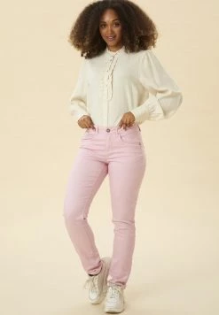 Cream LOTTECR COCO FIT BCI Jean Slim Cameo Pink Femme
