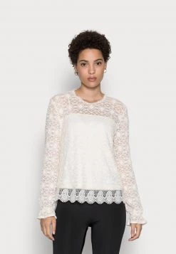 Cream Femme LEA BLOUSE T Shirt à Manches Longues Eggnog