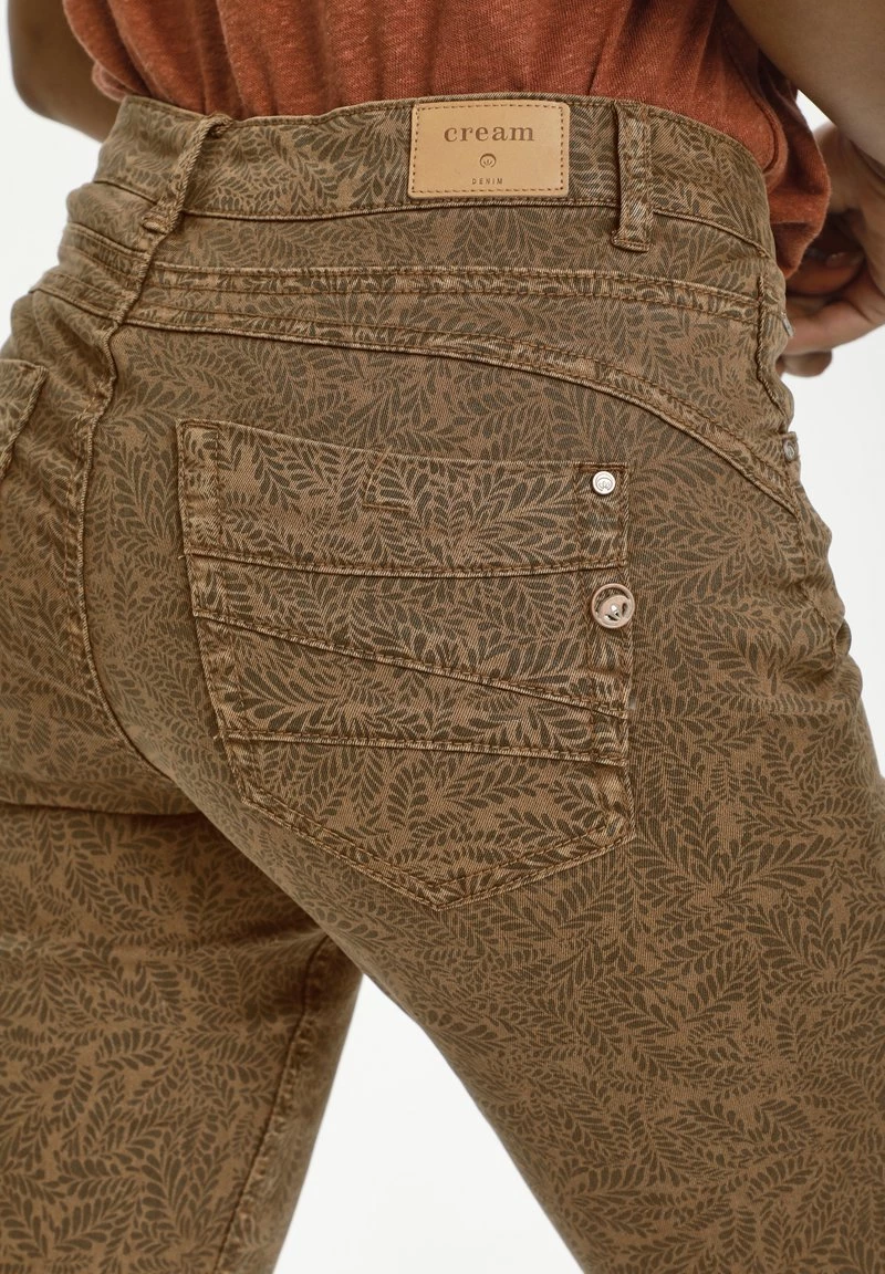 Cream Pantalon Classique Toasted Coconut Leaf Femme 4 Cream Pantalon Classique Toasted Coconut Leaf Femme – Image 4