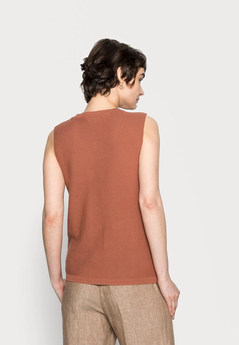 Cream Femme SILLAR SLIPOVER Pullover Russet 3 Cream Femme SILLAR SLIPOVER Pullover Russet – Image 3