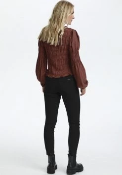 Cream Femme HENVA Blouse Antique Bordaux -Cream Soldes Boutique a68d20111bdd464dacedda74e38c898b