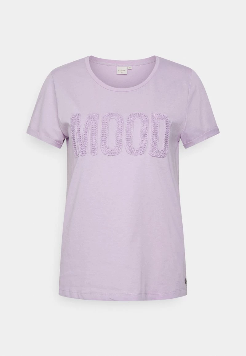 Cream Femme CRGRO T Shirt Imprimé Fair Orchid 4 Cream Femme CRGRO T Shirt Imprimé Fair Orchid – Image 4