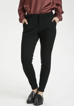 Cream Femme MINTA Pantalon Classique Pitch Black