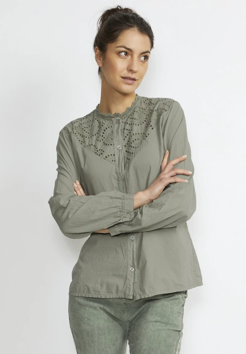 Cream Femme CRFRIDA Chemisier Khaki 1 Cream Femme CRFRIDA Chemisier Khaki