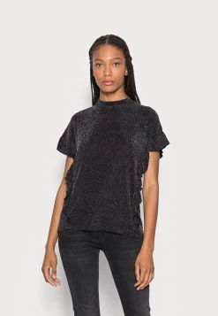 Cream LONA Blouse Silver Lurex Mix Femme