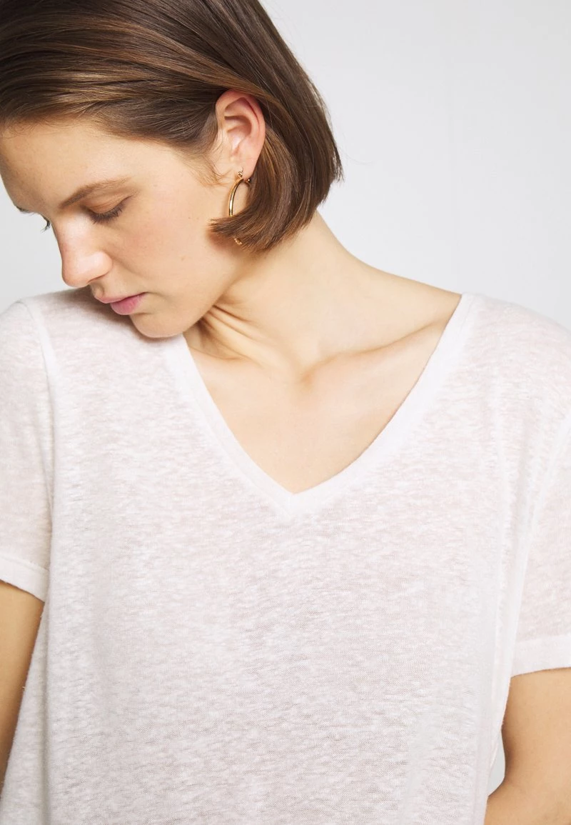 Cream PITTACR T Shirt Basique Snow White 5 Cream PITTACR T Shirt Basique Snow White – Image 5