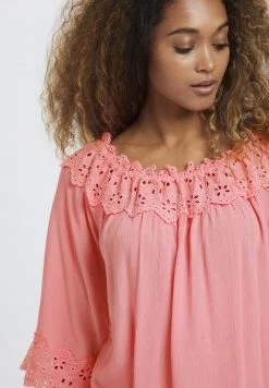 Cream CRBEA Blouse Burnt Coral Femme -Cream Soldes Boutique ace5565da78c46789c4cf2f8c8d06691