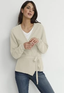 Cream CRSILLAR Gilet Oatmeal Femme