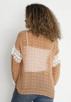 Cream DILINA Blouse Bran Eggnog Ethnic Femme -Cream Soldes Boutique b0e2dfa89f594b51bcc89aa1e0602610