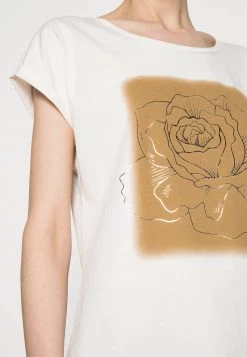 Cream Femme IVANA T Shirt Imprimé Fennel Seed -Cream Soldes Boutique b1732bda04214be496dd68782e3269cf