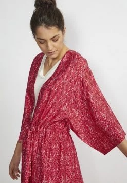 Cream Gilet Red Geometric Zigzag Femme -Cream Soldes Boutique b3904d8905da4bc9b5cfa159d74e1501