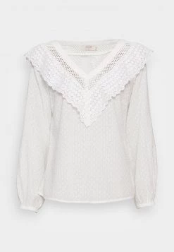 Cream Femme RAGNA V NECK BLOUSE T Shirt à Manches Longues Snow White -Cream Soldes Boutique b3aad567af404d8296316b6d1231f8de