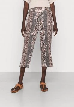 Cream Femme PRINTA CULOTTE PANT Pantalon Classique Brown