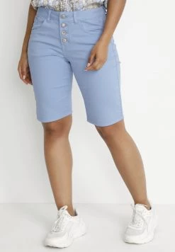 Cream Femme CRLOTTE Short En Jean Placid Blue