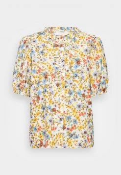 Cream CRCEYDA Blouse Yellow Multi -Cream Soldes Boutique b70c0eb494fc40ad84fcf539930b28b9