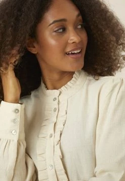 Cream CRMINARA Chemisier Oat Melange -Cream Soldes Boutique b75bfaf87dce40b6b2c91db49acc0b49