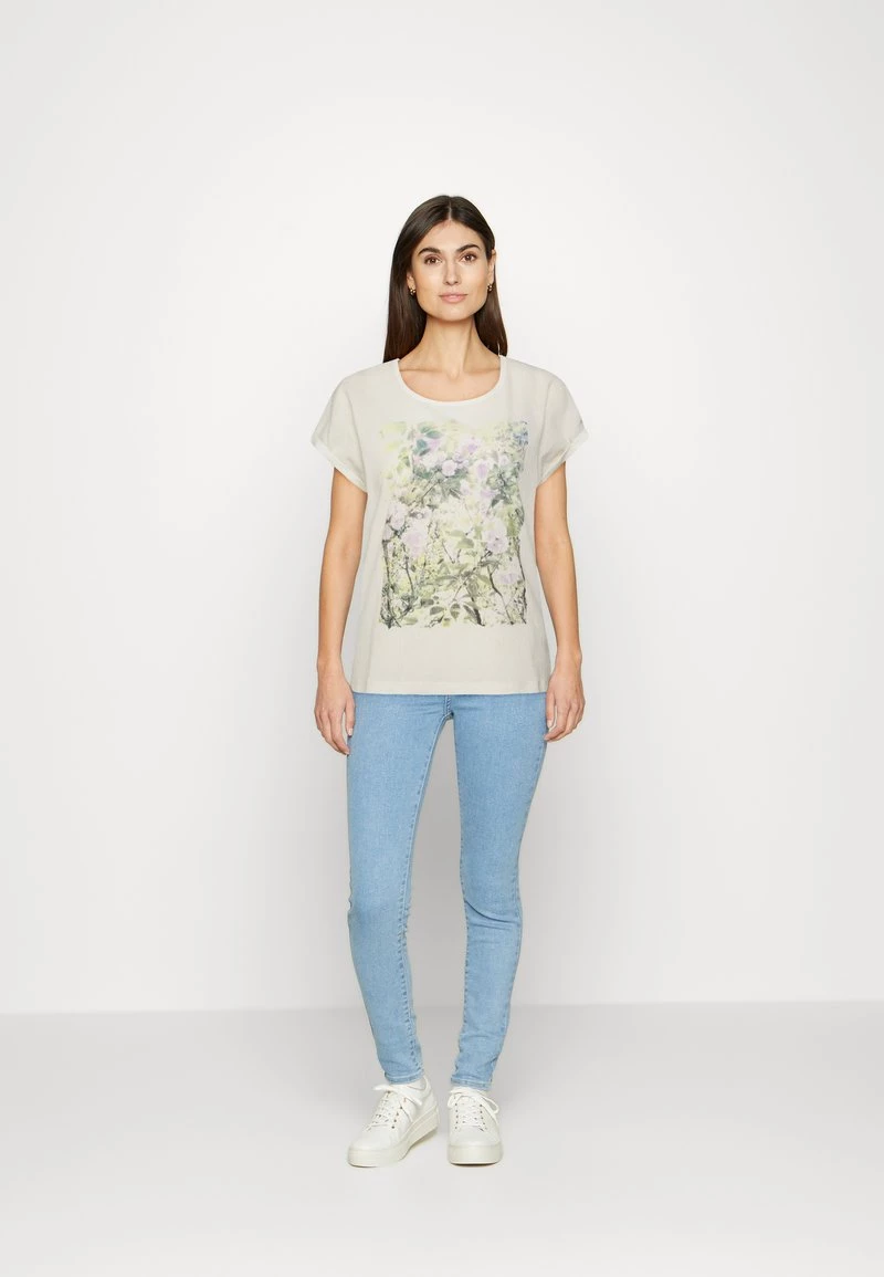 Cream KARINA T Shirt Imprimé Eggnog Femme 2 Cream KARINA T Shirt Imprimé Eggnog Femme – Image 2