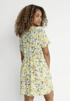 Cream Femme CEYDA Robe De Jour Yellow Multi Flower -Cream Soldes Boutique baa52d0238fe484a946c4a63bc42d9e1