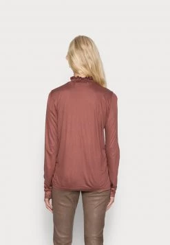 Cream Femme NAVIE T Shirt à Manches Longues Antique Bordaux -Cream Soldes Boutique bab5488c0dc741b78b8894a8a30a143b