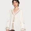 Cream DIA BLOUSE Tunique Eggnog Femme