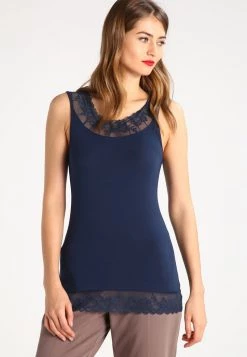 Cream FLORENCE Débardeur Royal Navy Blue