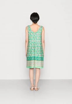 Cream WILLOW DRESS MOLLIE FIT Robe De Jour Ethnic Ikat Green Femme -Cream Soldes Boutique be8c23f7b6c942ae94e919d8c7303d5b