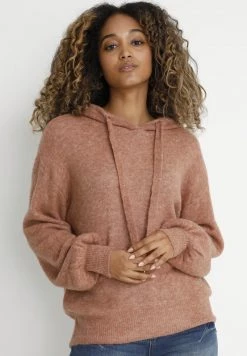Femme CREAM Pullover Mocha Mousse Melange