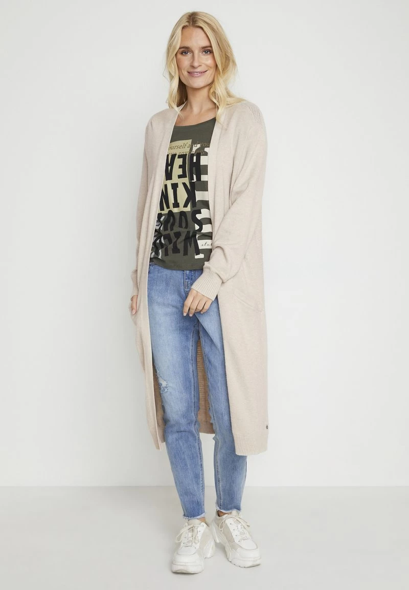 Cream CRDELA Gilet Silver Cloud Melange 2 Cream CRDELA Gilet Silver Cloud Melange – Image 2