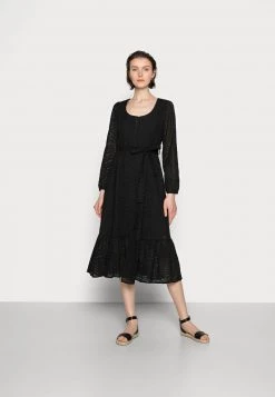 Cream LOTTA DRESS Robe De Jour Pitch Black Femme