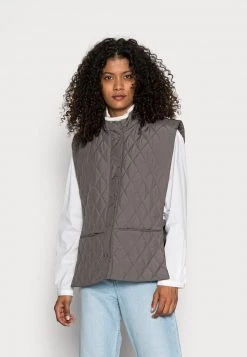 Cream PUFA WAISTCOAT Veste Sans Manches Steel Gray