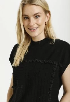 Cream T Shirt Basique Pitch Black Femme -Cream Soldes Boutique c77d814788034bf0aebdd605bff22cc1