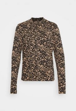 Cream DIBA TURTLENECK T Shirt à Manches Longues Beige/black Femme