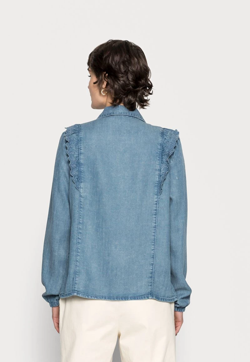 Cream MANNY Chemisier Soft Blue Denim Femme 3 Cream MANNY Chemisier Soft Blue Denim Femme – Image 3